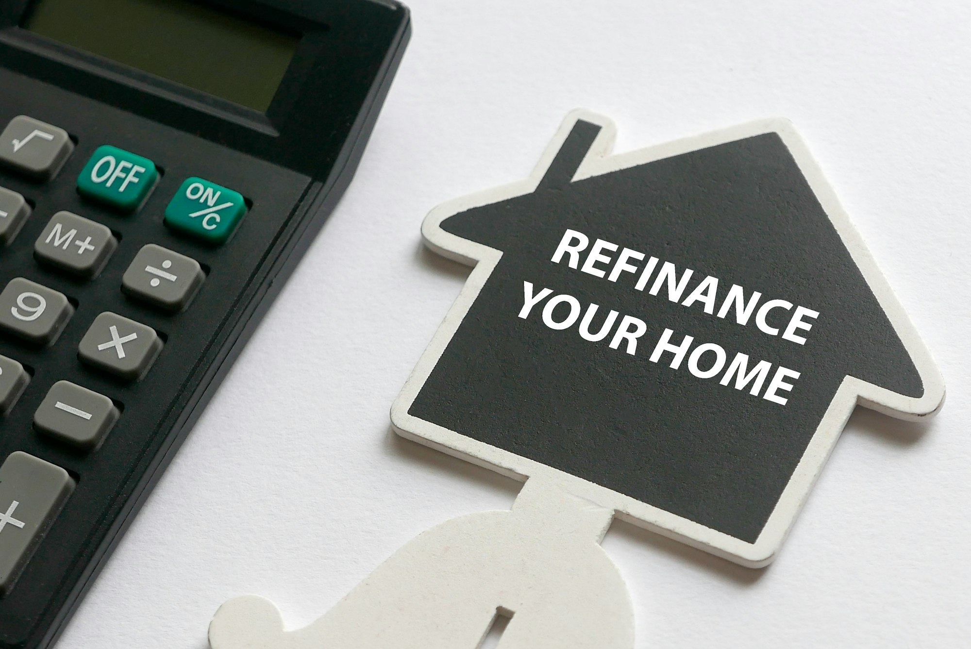 Refinance your home concept